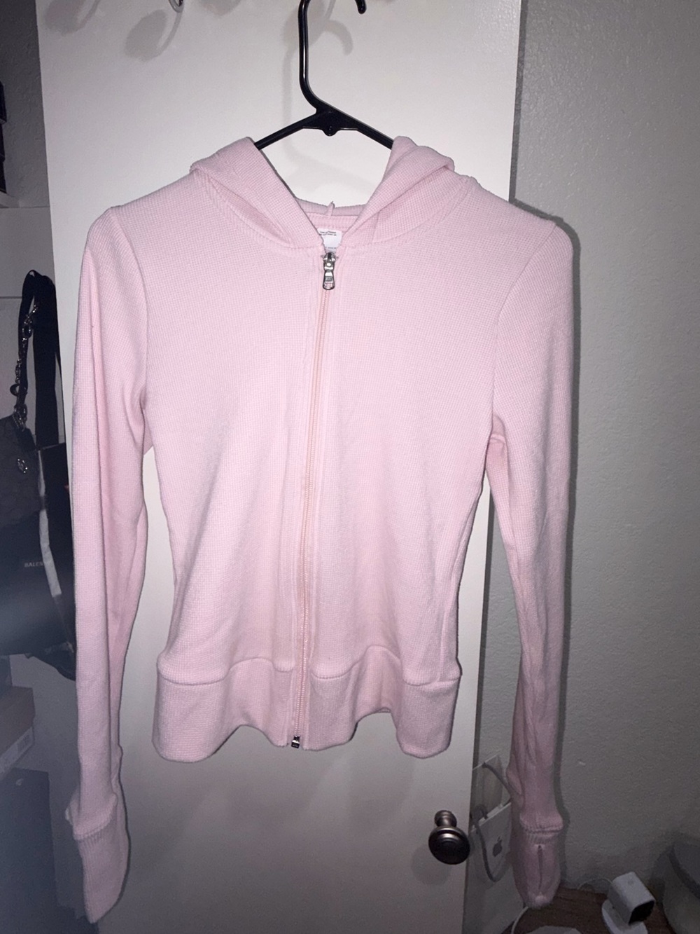 Gilly Hicks Light Pink Zip Hoodie